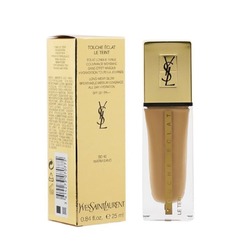 Touche Eclat Le Teint Long-Wear Glow Bd 40-Warm Sand (W) 25Ml Foundation