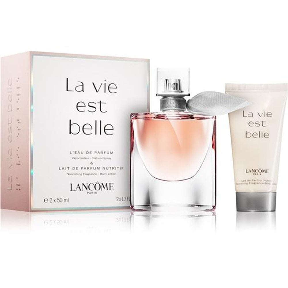 مجموعة La Vie Est Belle (W) Travel Exclusive المكونة من قطعتين EDP