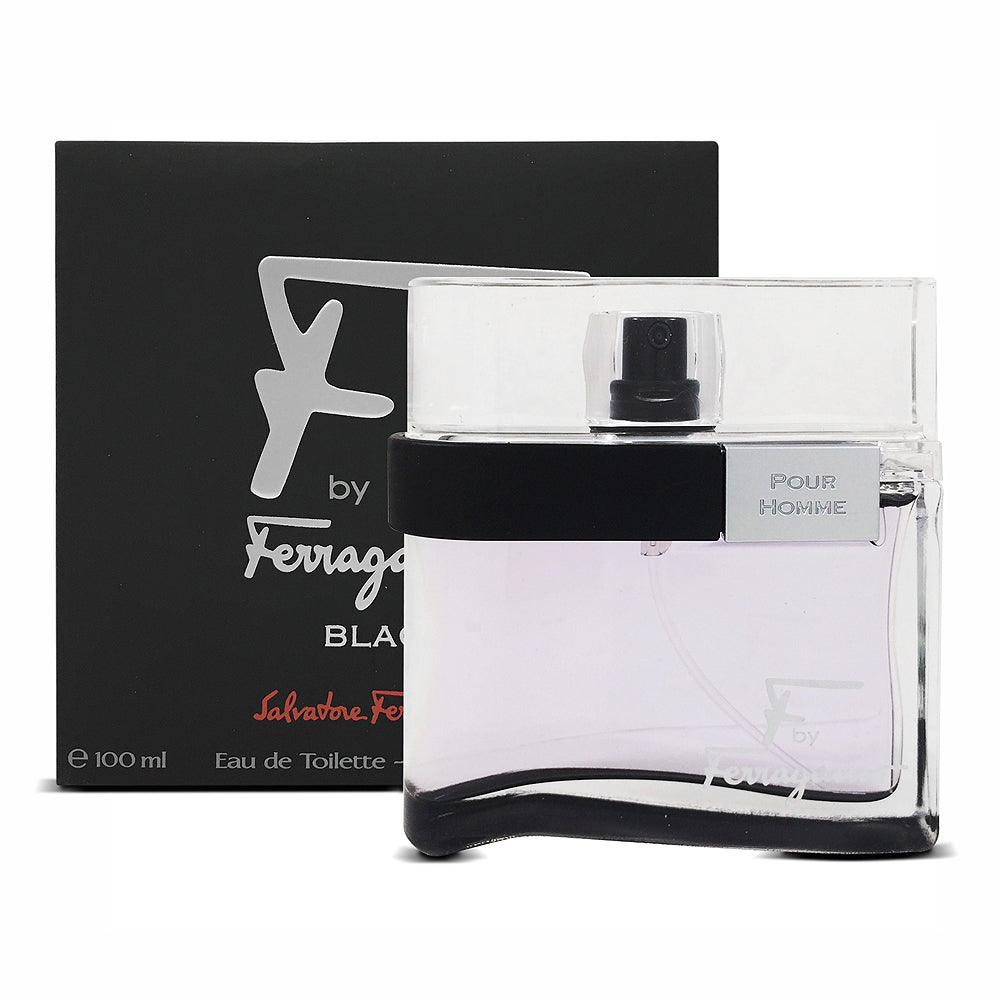 عطر F من فيراغامو بلاك 100 مل (متوسط) ماء تواليت