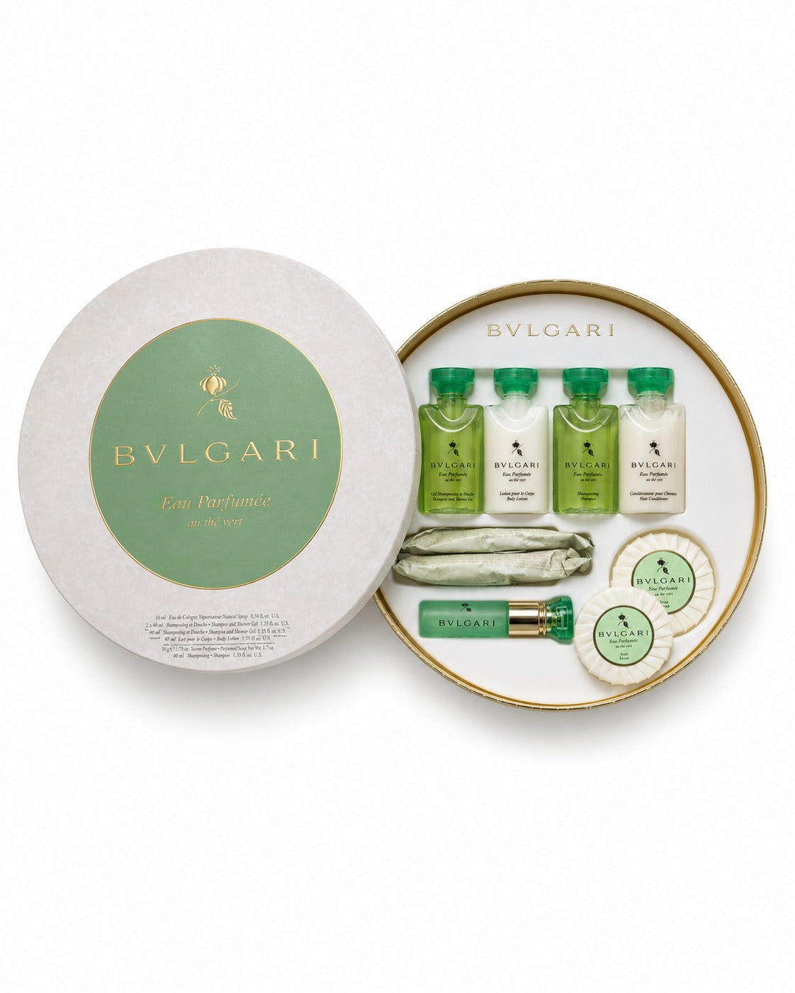 Bvlgari Eau Parfumee Au The Vert (Green Tea) Gift Set - 9pc