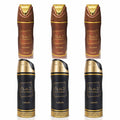 Khamrah 3pc + Qahwa 3pc Perfumed Spray 200ml (U) Deo 6 piece pack