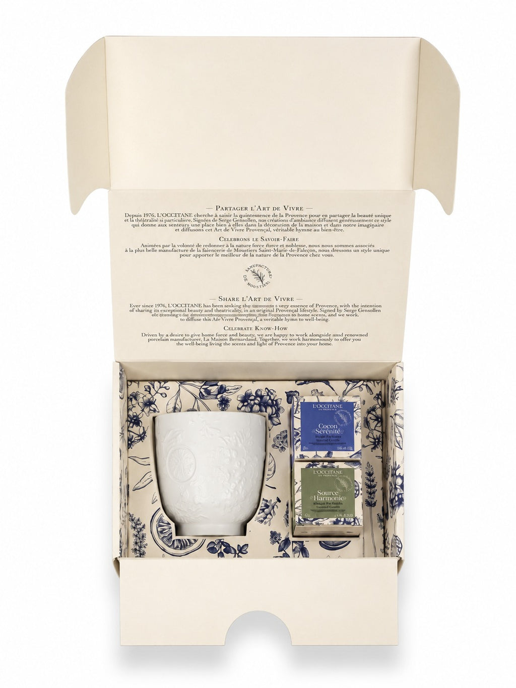 L'occitane en Provence x Bernardaud Gift Set - 3pc