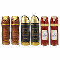 Khamrah 2pc + Qahwa 2pc + Ameerat Al Arab 2pc Perfumed Spray 200ml (U) Deo 6 piece pack